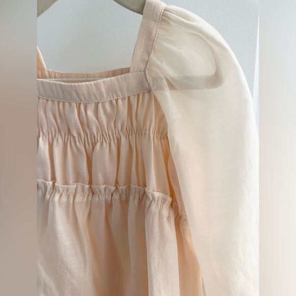 Zara ✨ NEW Toddler Ruched Organza Party Dress (2T) - Picture 6 of 6